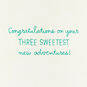 Triple the Love New Baby Triplets Card, , large image number 2
