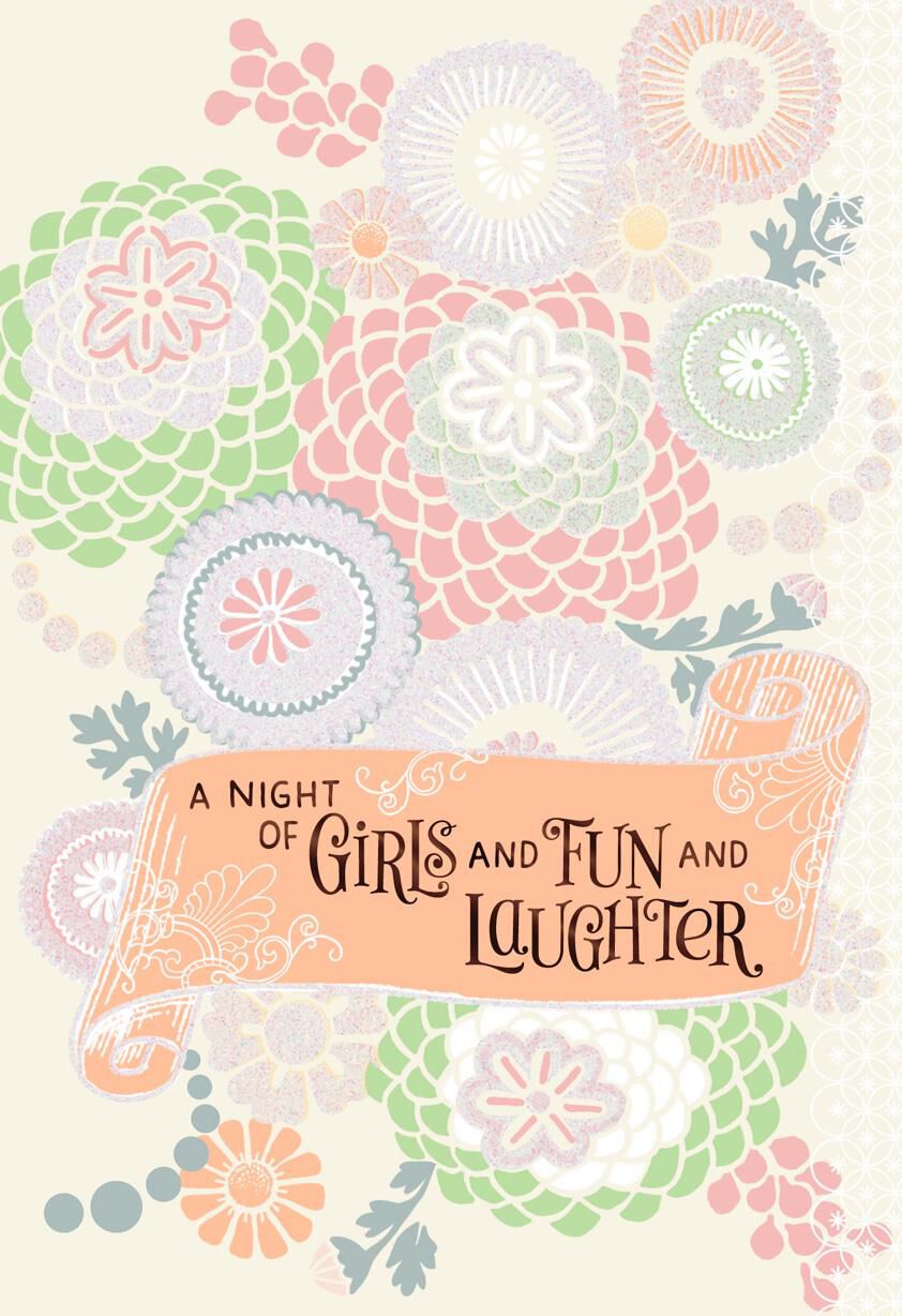 Fun and Laughter Bachelorette Party Wedding Card