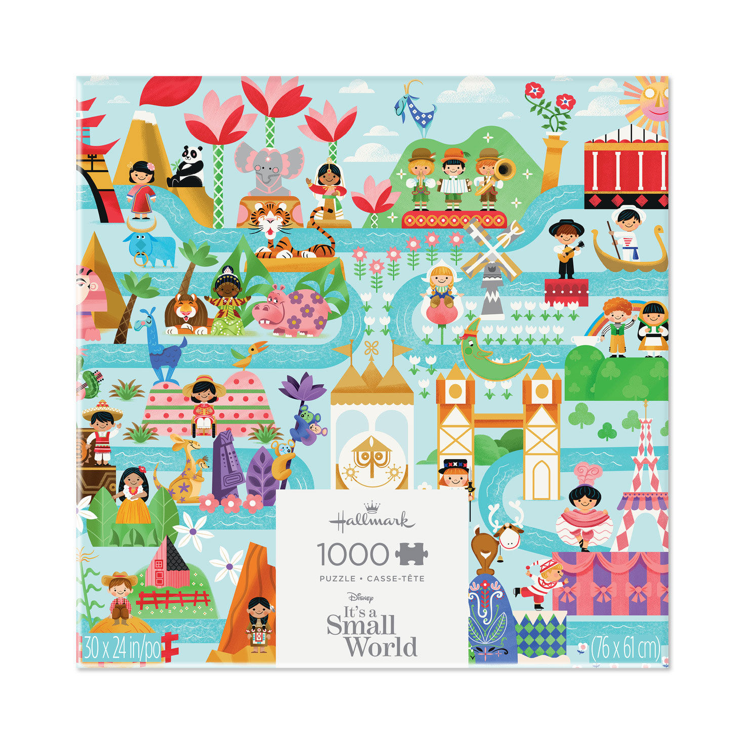 Disney It's a Small World Map 1000-Piece Jigsaw Puzzle