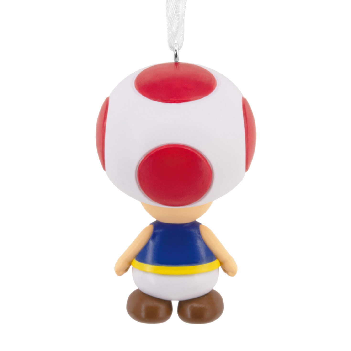 Nintendo Super Mario Toad Christmas Ornament Back image number 6