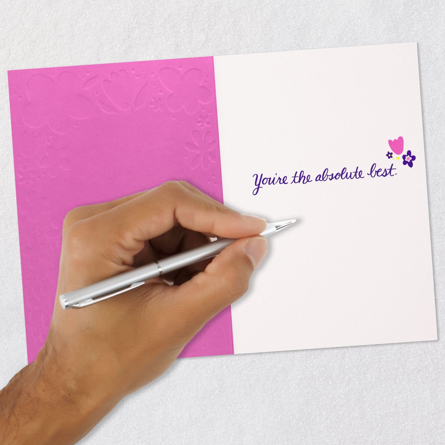 Spring Flowers Mom Mother's Day Card Signing card image number 6