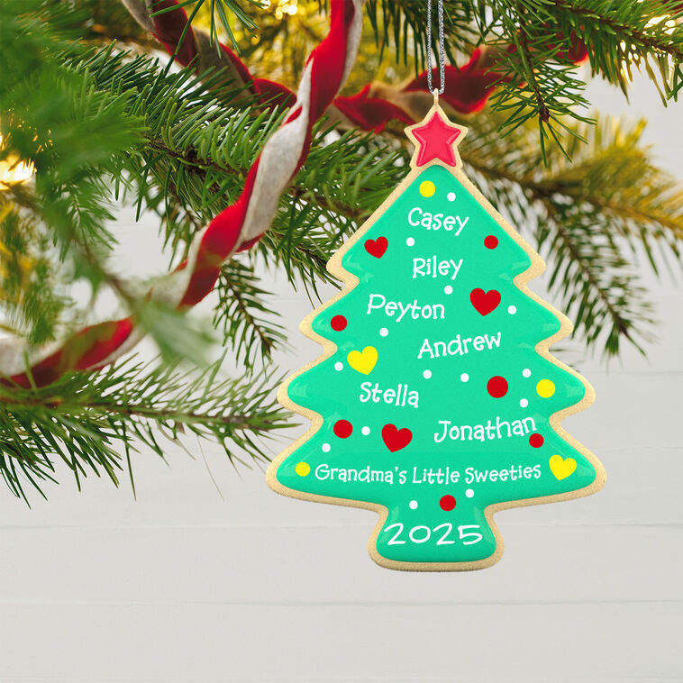 Sweet Memories Sugar Cookie Tree Personalized Ornament, Custom Text - Personalized Ornaments | Hallmark sweet-memories-sugar-cookie-tree-personalized-ornament-custom-text-personalized-ornaments-hallmark