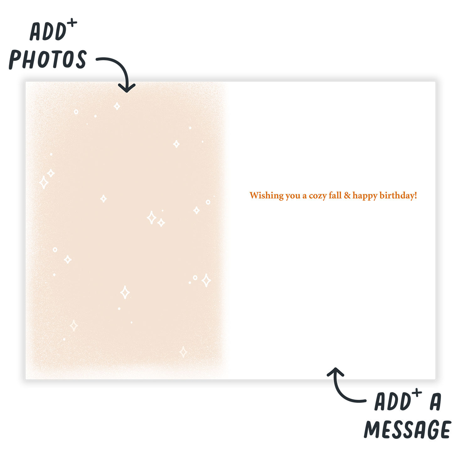 What September Is Made Of Personalized Birthday Card Open Card indicating personalization image number 3