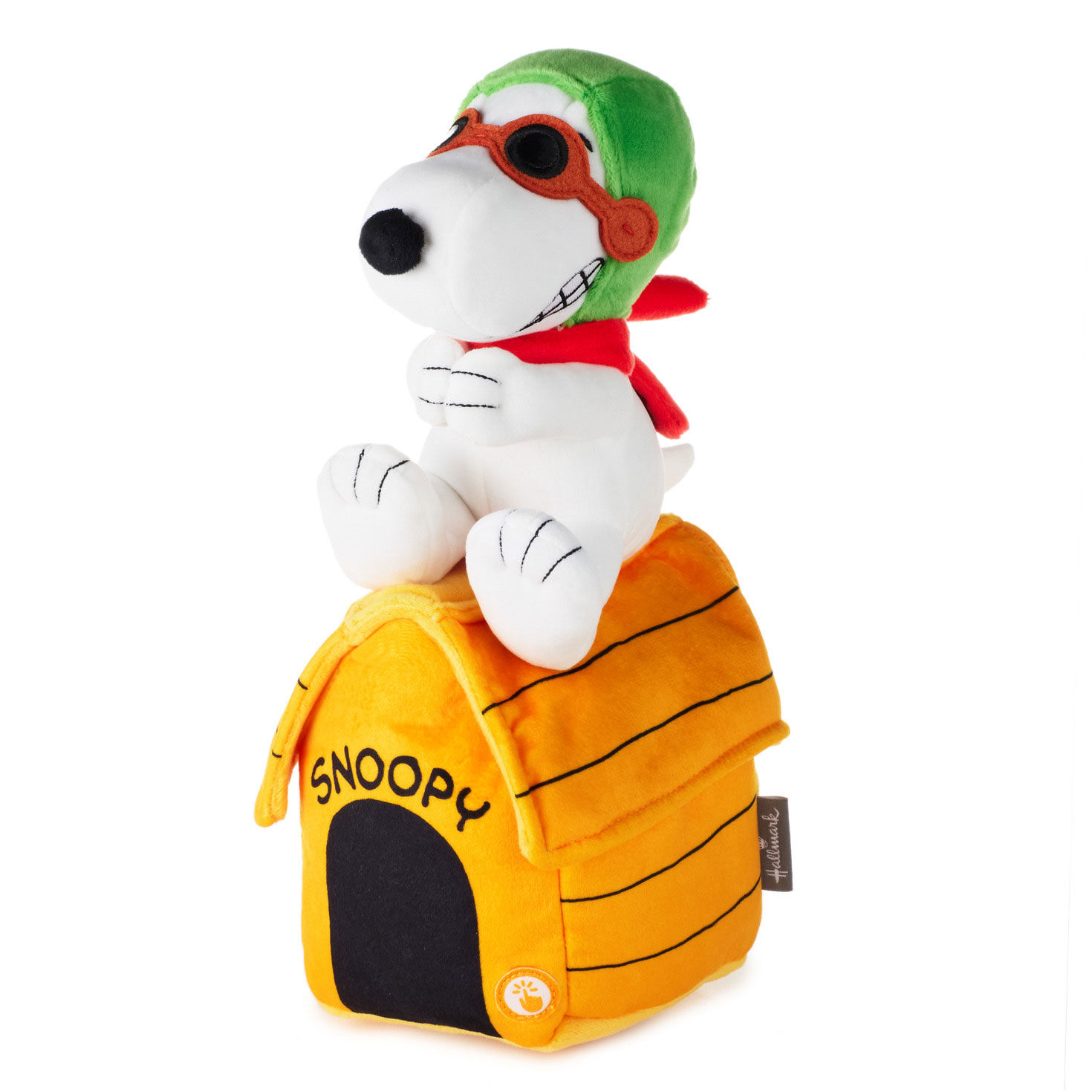 Snoopy Flying Ace on Doghouse Plush side image number 3