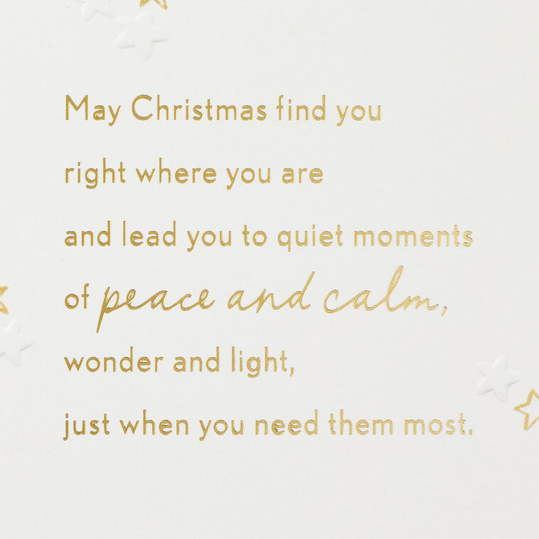 Fir Tree and Holly Christmas Card Sentiment image number 2