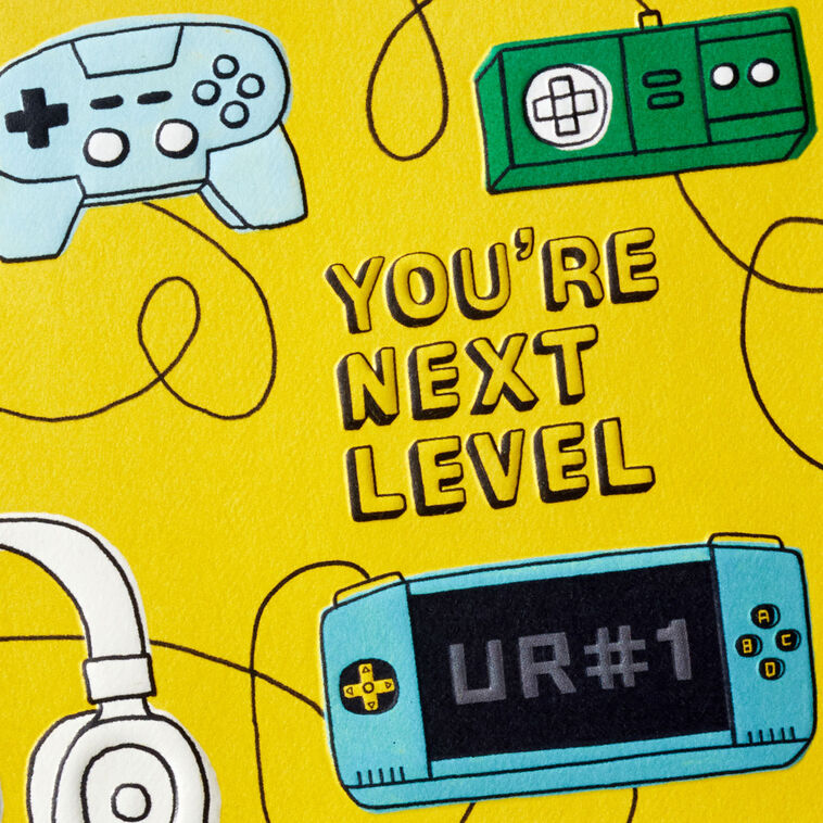 Game Controllers and Headphones Blank Note Cards card front detail image number 3
