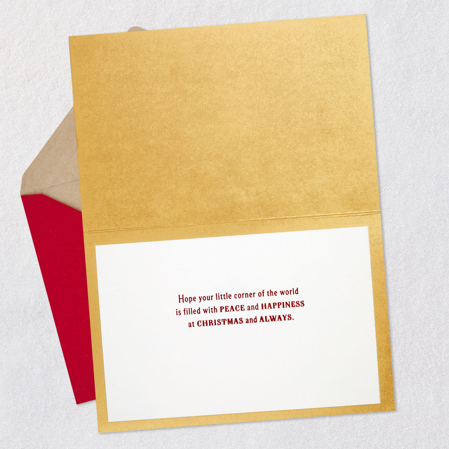 Peanuts&reg; Snoopy and Woodstock Warm Wishes Christmas Card, , large image number 3