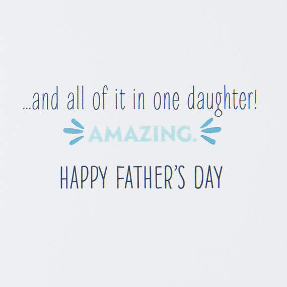 Simply Amazing Funny Father's Day Card for Dad From Daughter, , large image number 2
