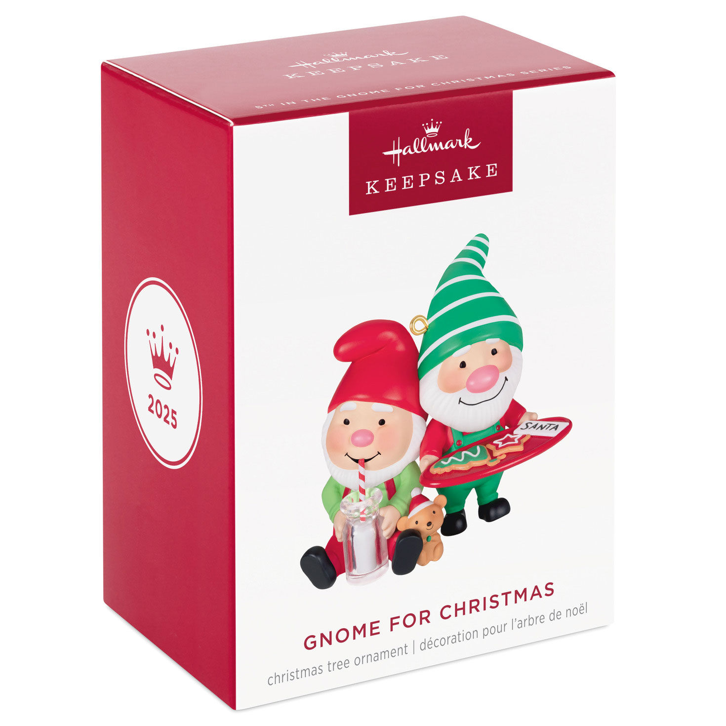 Gnomes With Milk and Cookies Keepsake Ornament package front image number 7