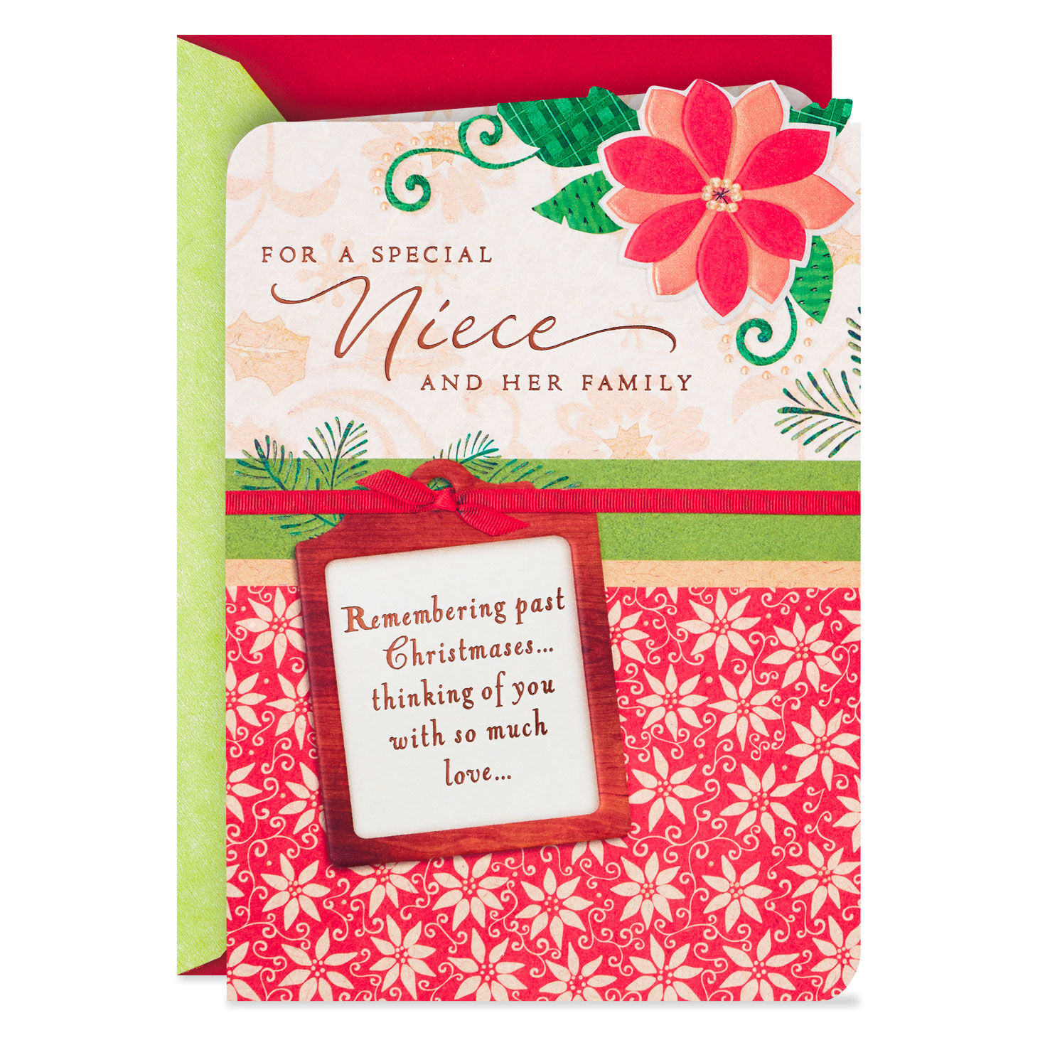 Proud and Blessed Christmas Card for Niece and Her Family - Greeting ...