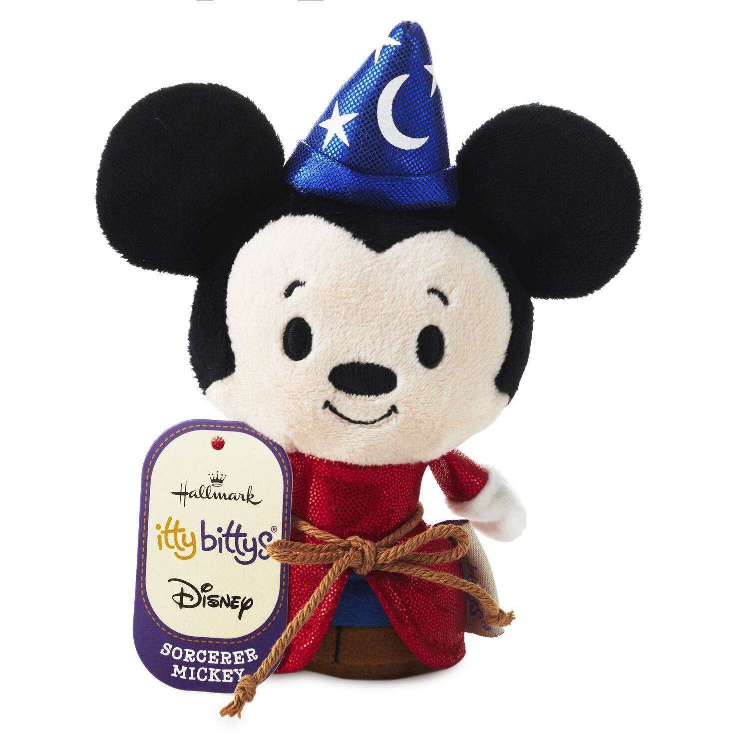 Hallmark Itty Bittys Disney Sorcerer Mickey plush New