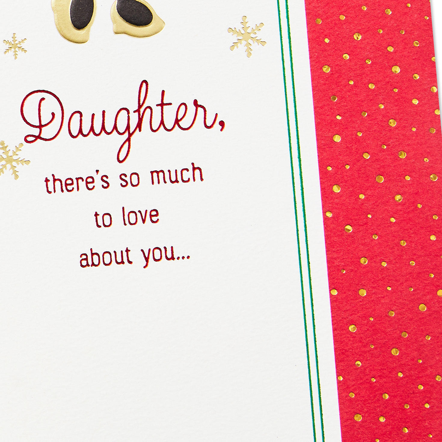Disney Minnie Mouse With Gifts Daughter Christmas Card Card Front Detail image number 5