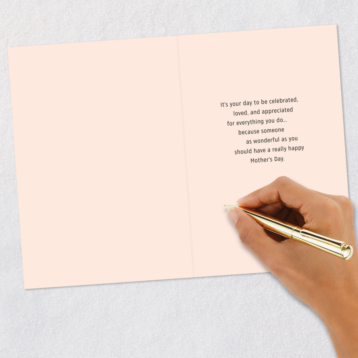 Sparkly Flowers on White Happy Mother's Day Card  image number 7