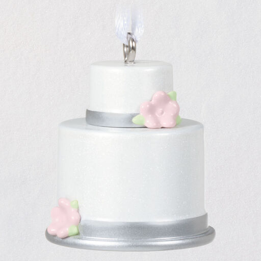 Mini Cute Lil' Cake Metal Ornament, 1", 