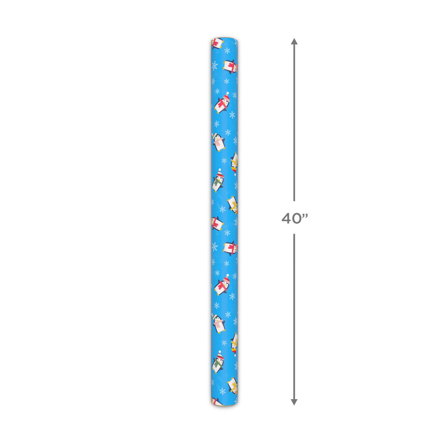 Playful Penguins Jumbo Holiday Wrapping Paper  image number 5