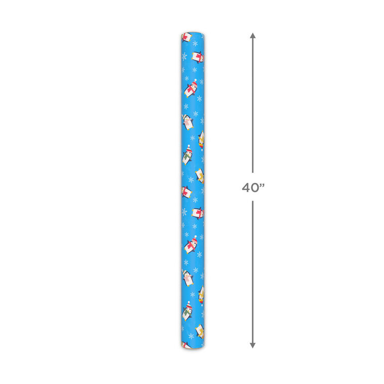 Playful Penguins Jumbo Holiday Wrapping Paper  image number 5