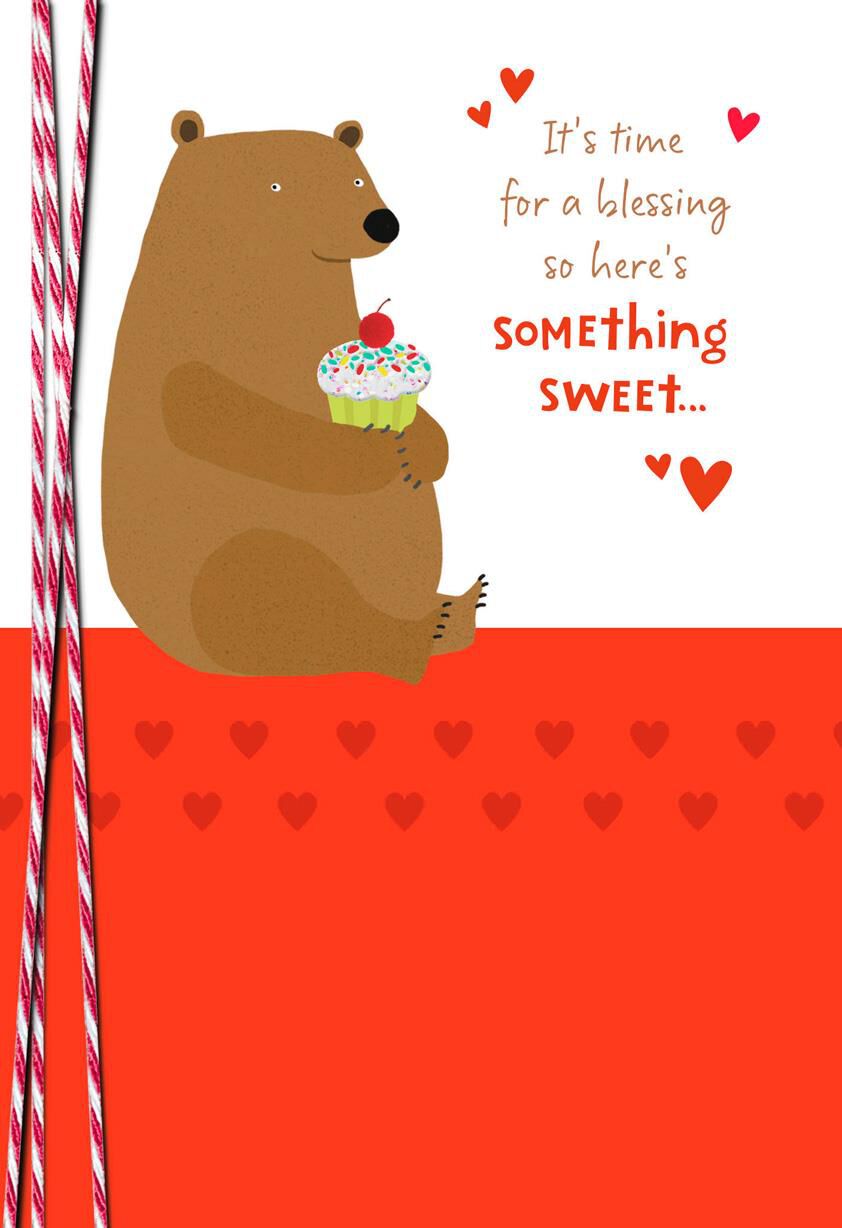 God's Sweet Love Religious Valentine's Day Card for a Child