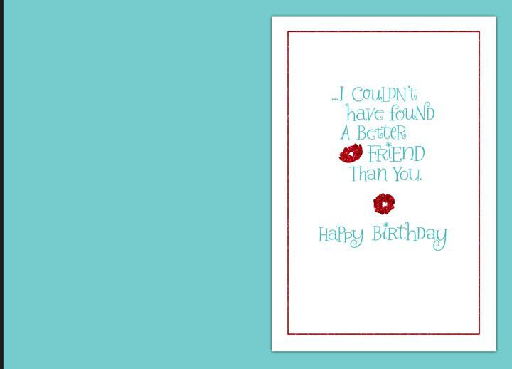 The Wizard Of Oz™ Ruby Slippers™ Friend Birthday Card