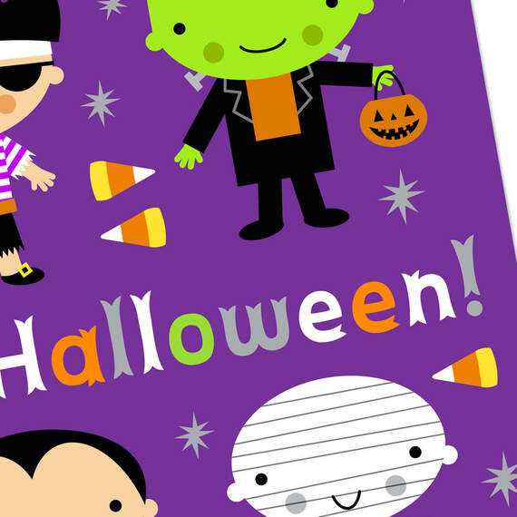 Fun-Size Wishes, Full-Size Hugs Halloween Card for Grandson, , large image number 4