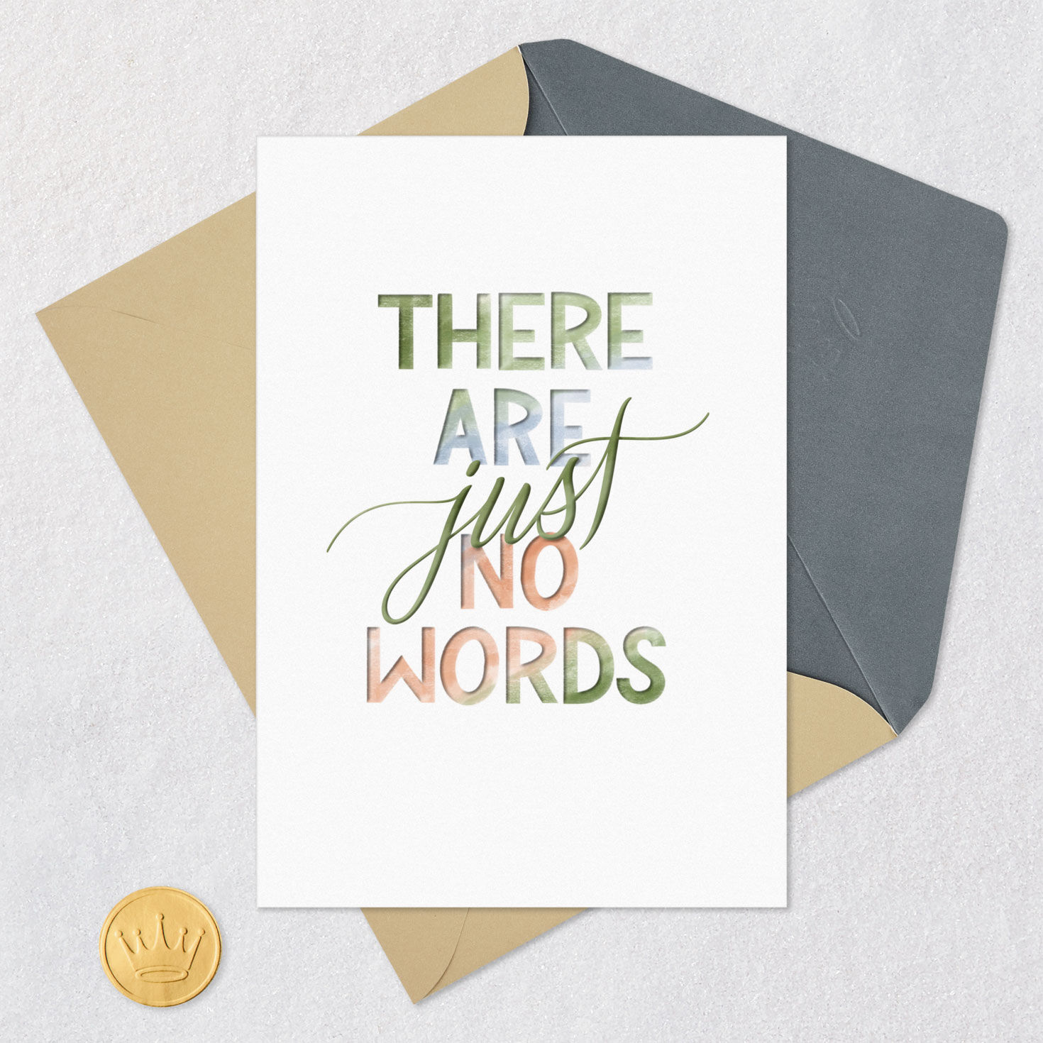 There Are No Words Sympathy Card, , large image number 5