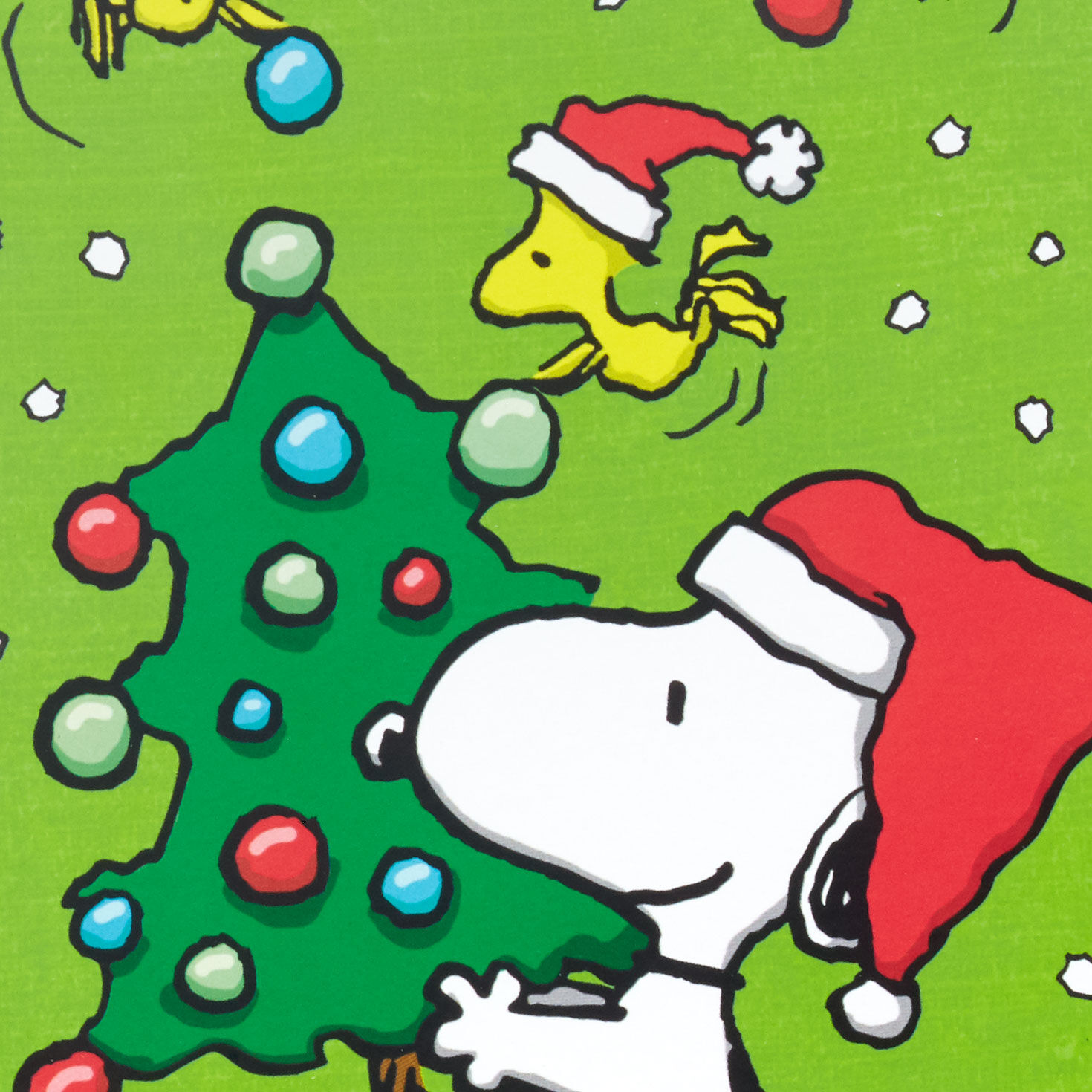 Peanuts Snoopy Money Holder Christmas Card Pack Cover Detail image number 5