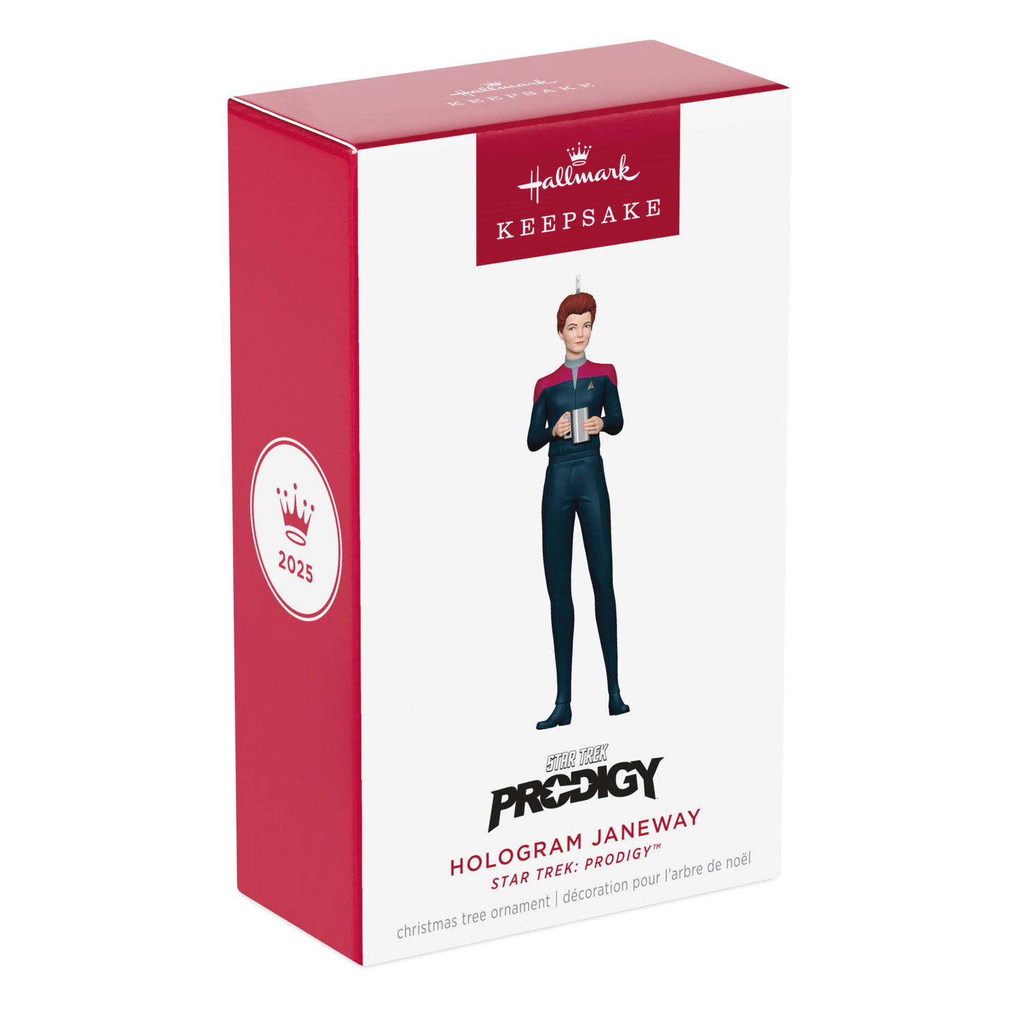 Star Trek Janeway Hologram Keepsake Ornament Packaging Front image number 7