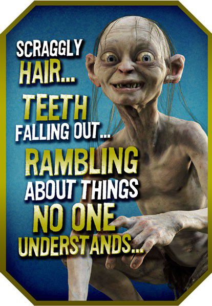 You and GOLLUM Birthday Card