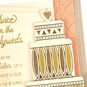 Sparkly Gold Wedding Cake With Heart Wedding Card Signing card image number 6
