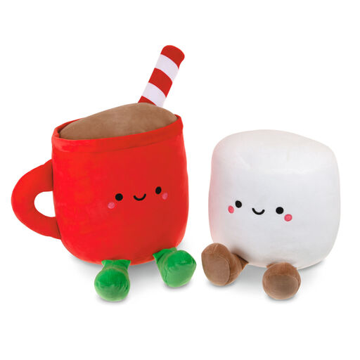 Large Better Together Cocoa & Marshmallow Magnetic Plush Pair, 12", 