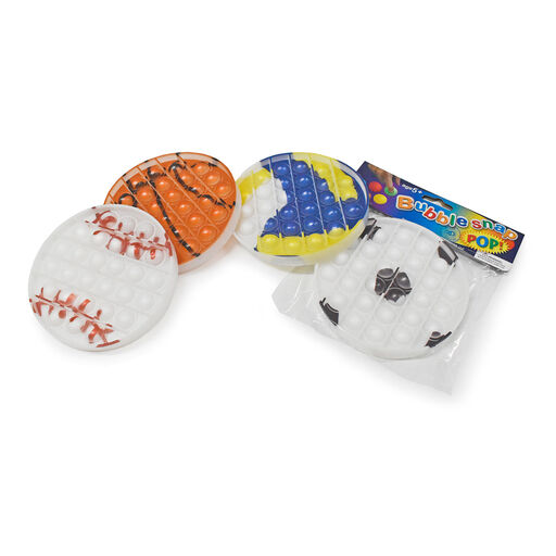 Sports Ball Pop! Bubble Snap Fidget Toy, 