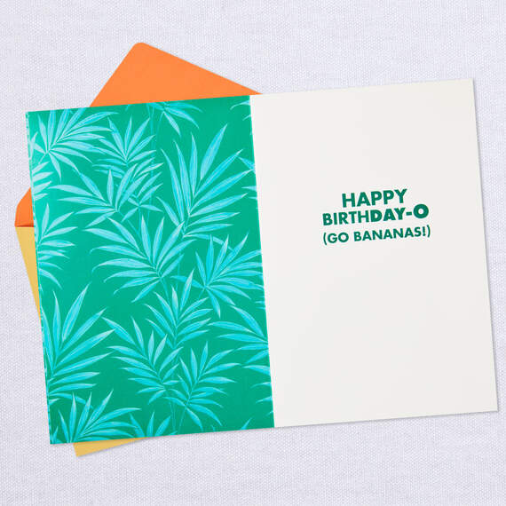 Go Bananas Funny Musical Birthday Card With Motion, , large image number 3