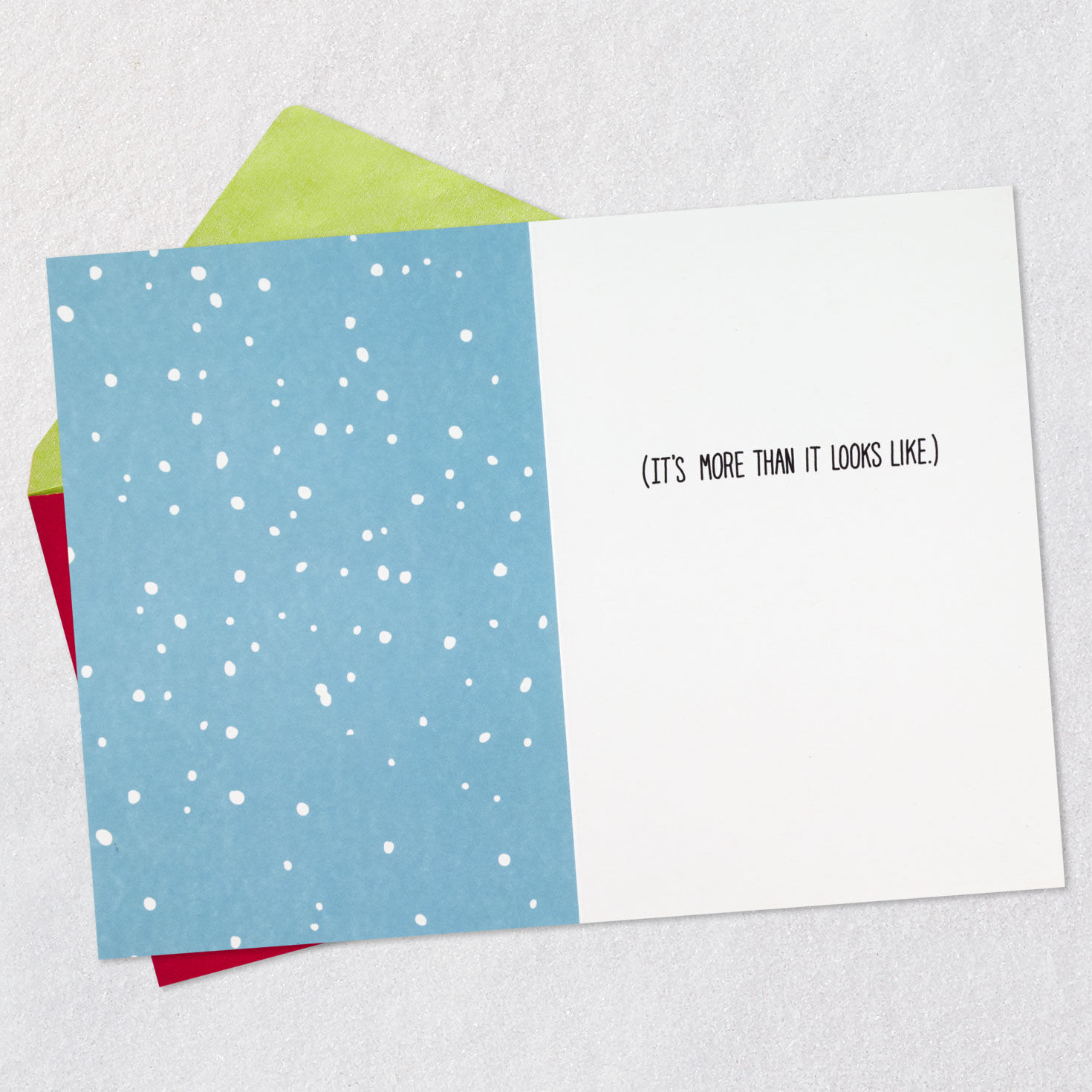 T-Rex Santa Funny Christmas Card Open card with envelope image number 3