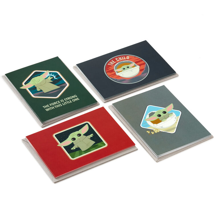 Star Wars: The Mandalorian™ The Child™ 12-Pack Assorted Blank Note Cards