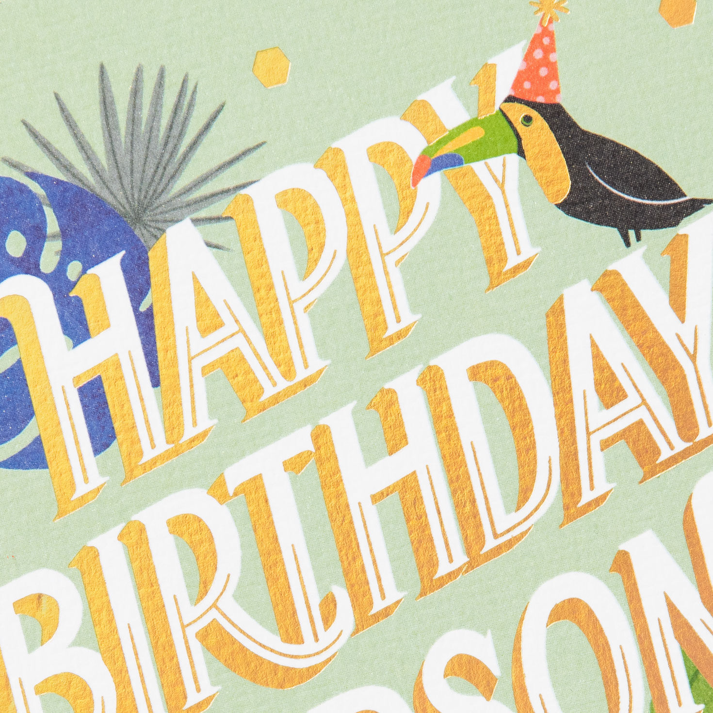 Tropical Design Birthday Card for Godson  image number 4