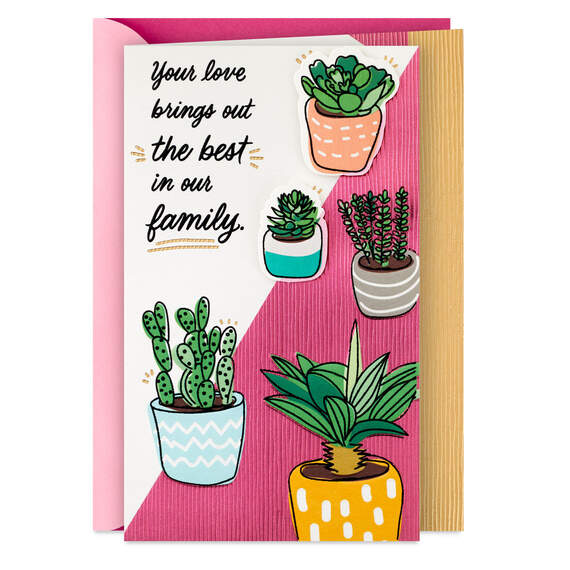 Our Family Is Blessed to Have You Mother's Day Card From All of Us, , large image number 1