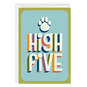 High Five Pet Pawprint Folded Photo Card, , large image number 1