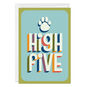 High Five Pet Pawprint Custom Card, , large image number 1