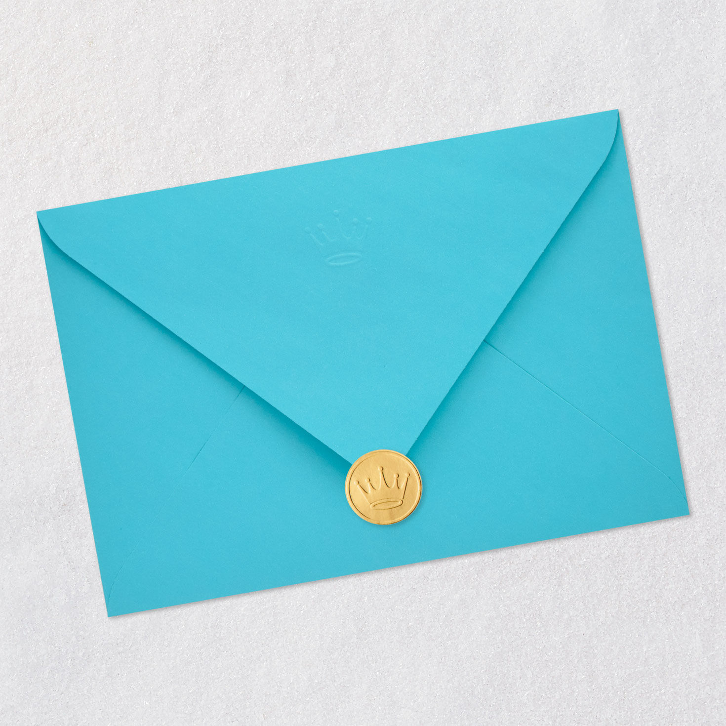 Blue and Gold Light Up Graduation Card with Music Envelope Back with Seal image number 7