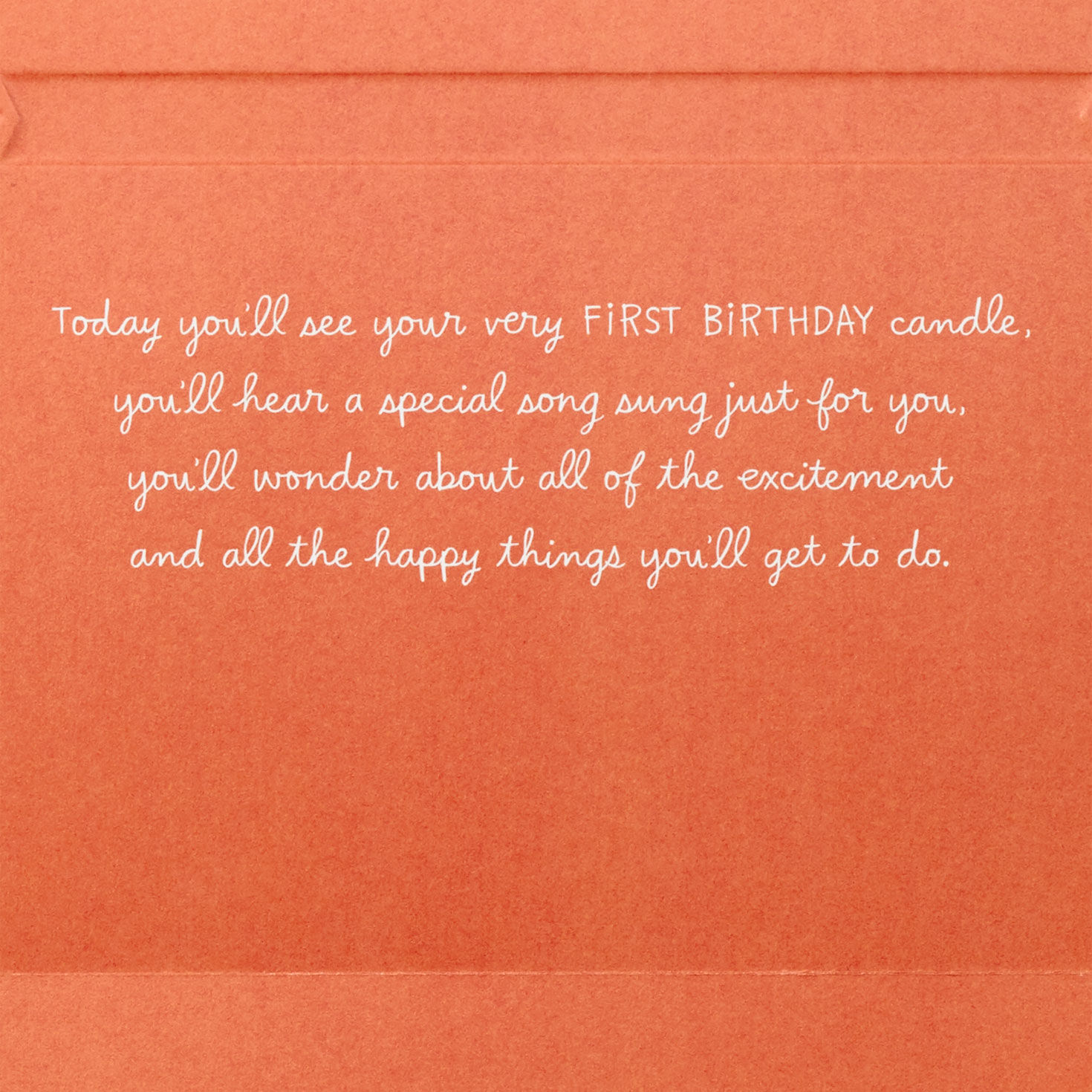 Cute Tiger Blessed and Loved First Birthday Card, , large image number 2