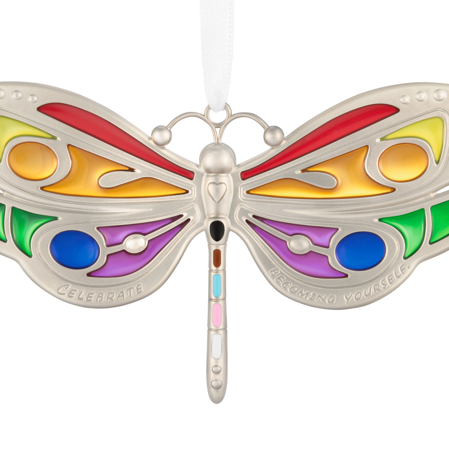 Rainbow Dragonfly Keepsake Ornament  image number 5