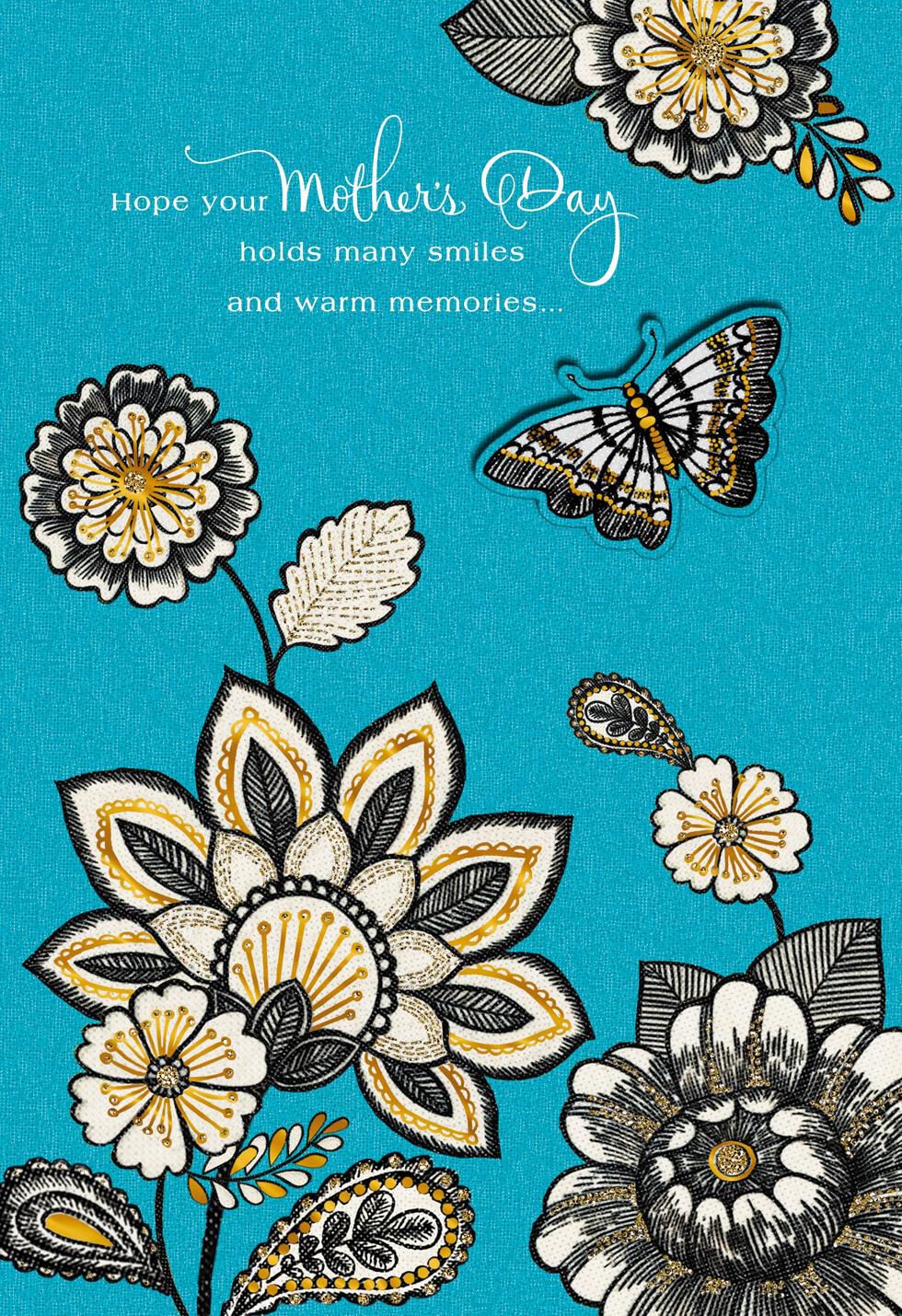 Many Smiles and Warm Memories Mother's Day Card
