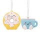 Better Together Donut and Coffee Magnetic Hallmark Ornaments, Set of 2