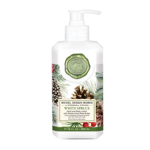 Michel Design Works White Spruce Hand and Body Lotion, 12 oz., 
