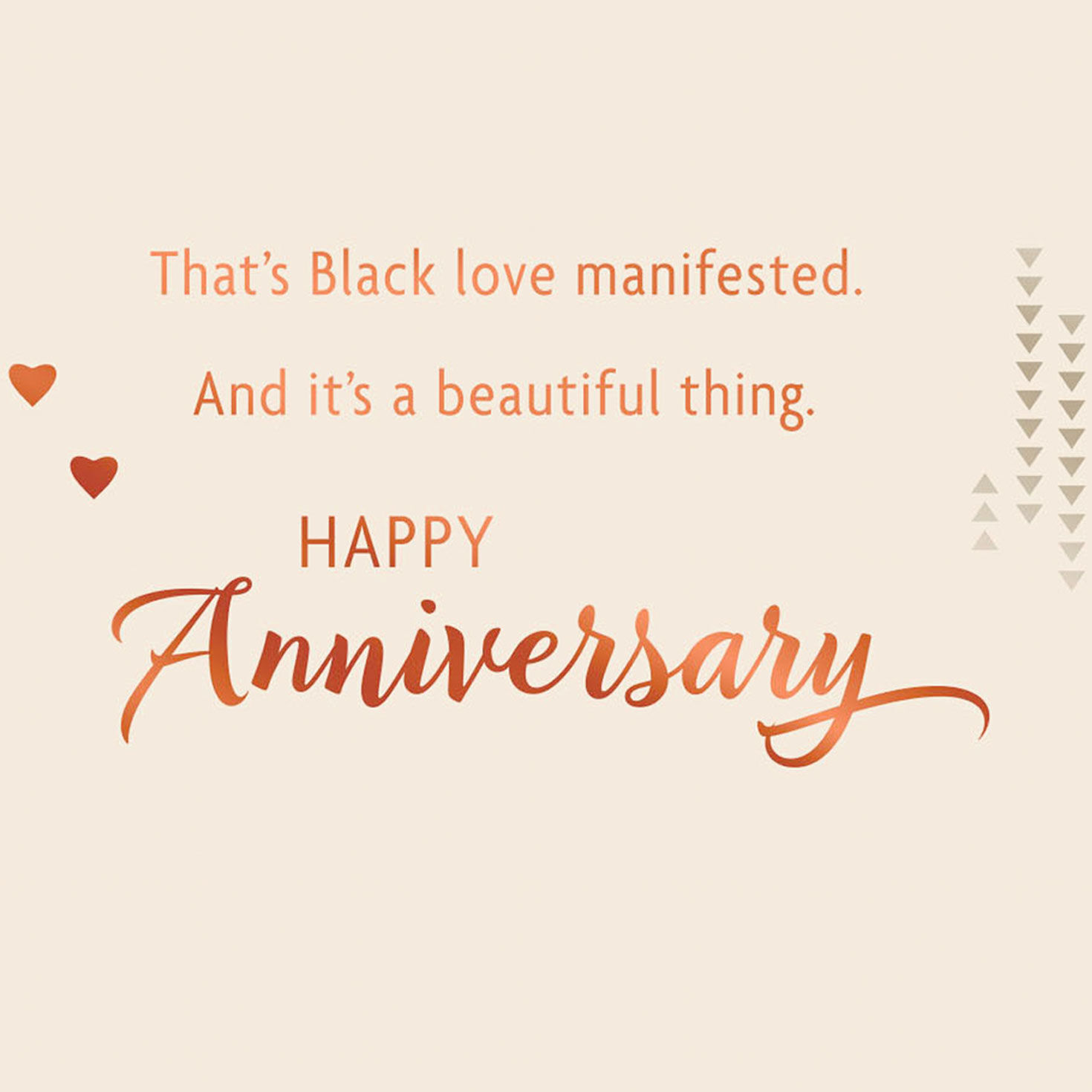 Black Love Manifested Anniversary Card for only USD 3.59 | Hallmark