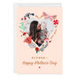 Personalized Flower Heart Mother's Day Photo Card, , large image number 1