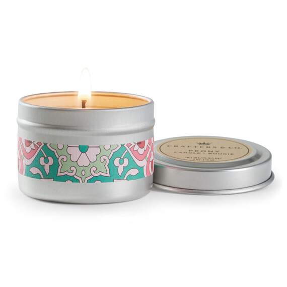 Peony Travel Candle, , large image number 1