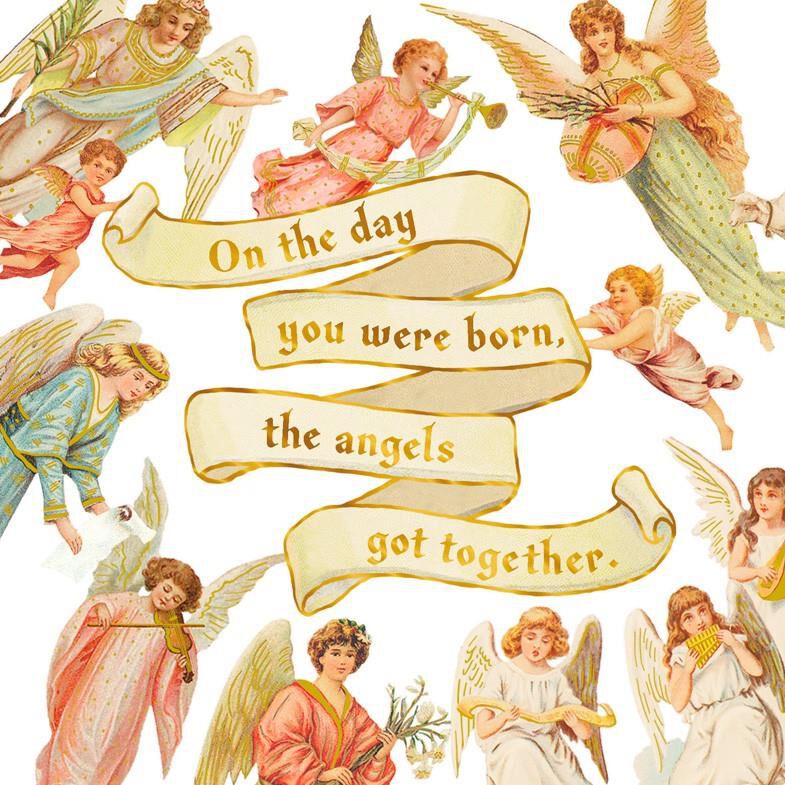 Angels Birthday Card