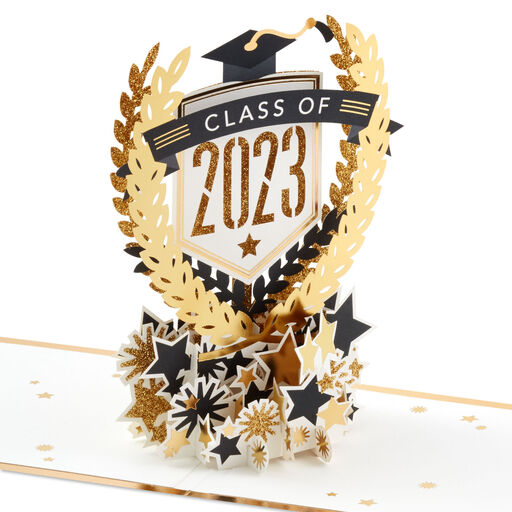 Many Dreams to Chase 3D Pop-Up 2023 Graduation Card, 