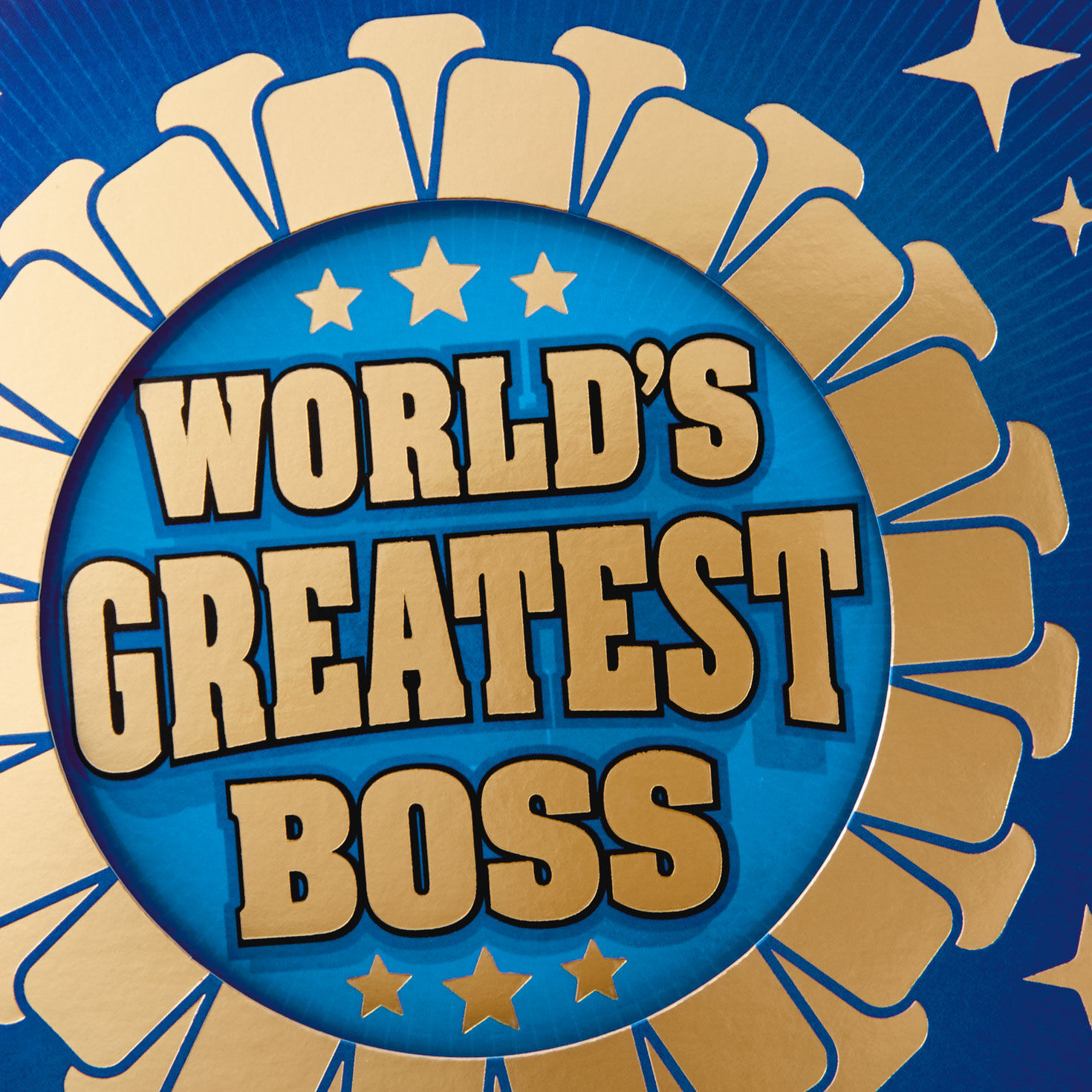 World's Greatest Boss Funny Boss's Day Card From All With Button for only USD 5.99 | Hallmark