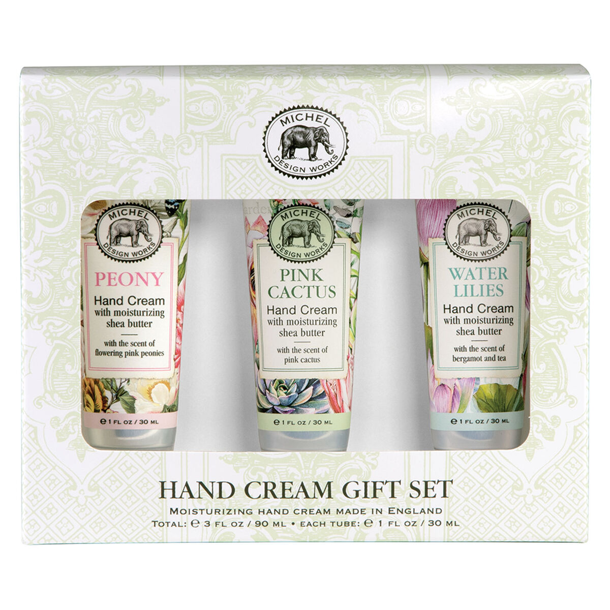 Michel Design Works Floral Scented Hand Cream Gift Set, Set of 3